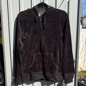 Tek Gear Women's Black Zip Up Sweater